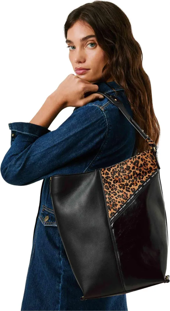 Sac Pepe Jeans PL0300029-KYALEO Imprimé Léopard Taille Unique Style Chic