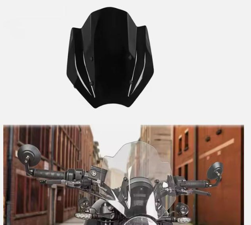 TopX Zubehör WINDSCHUTZSCHEIBE DUNKEL TRIUMPH TRIDENT 660 21 23 VERKLEIDUNG HIT