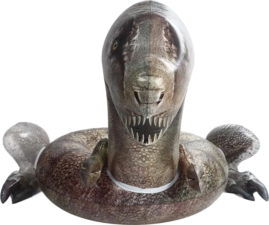 Bouée dinosaure robuste anti-crevaison, anneau de natation PVC sécurisé