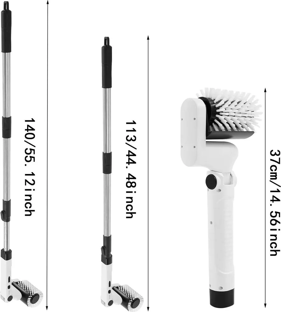 Brosse rotative électrique 4 en 1 multi-surfaces pour un ménage complet - 6