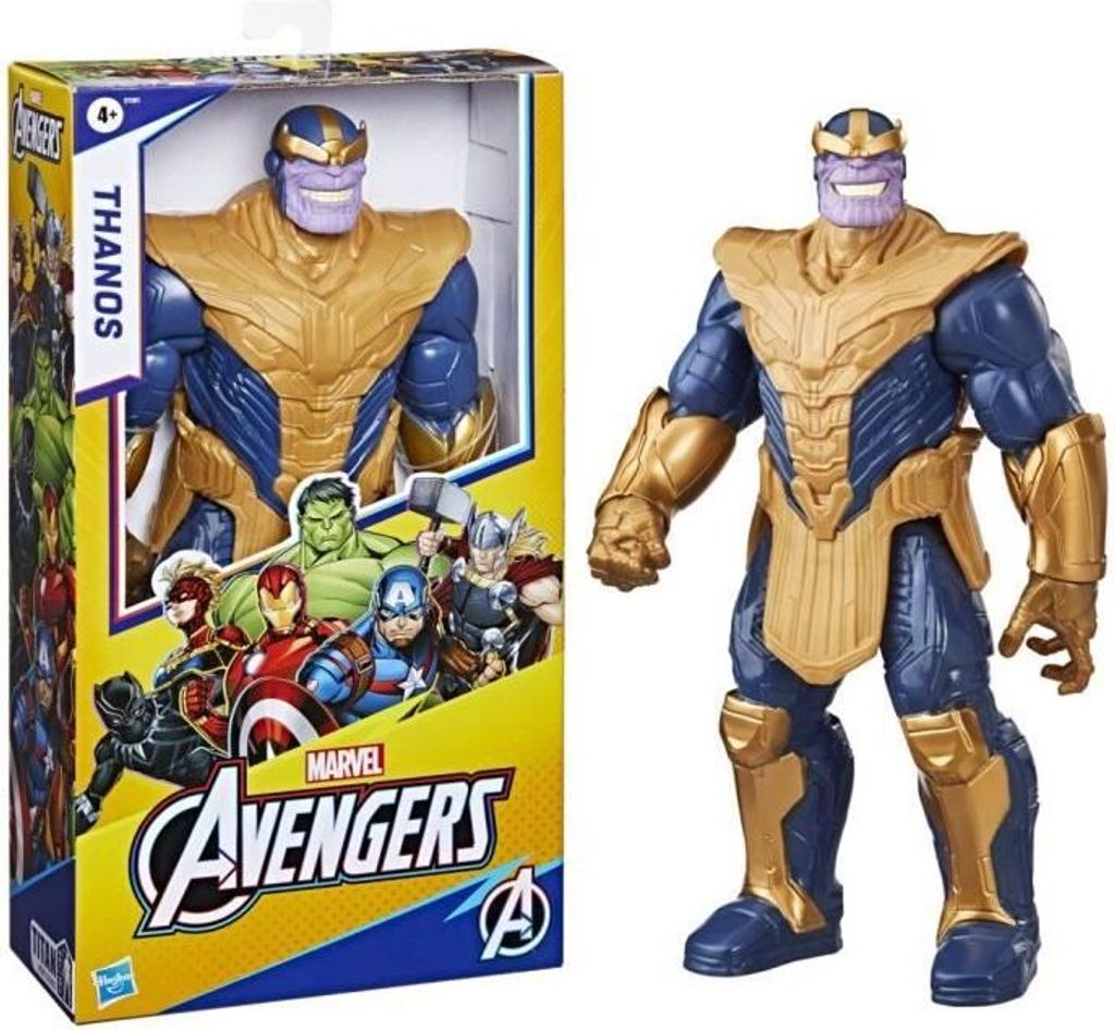 Thanos Figur, 30 cm, Avengers Titan Hero Series, Superheld Spielzeug für Kinder ab 4 Jahren, Marvel