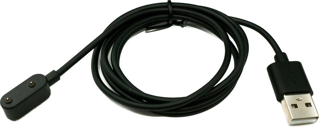SYSTEM-S USB 2.0 Kabel 100 cm Ladekabel für HONOR Band 9 Smartwatch in Schwarz