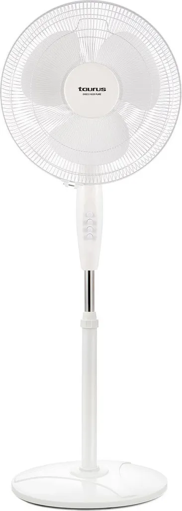 Ventilateur sur pied oscillant blanc 40 cm Taurus Greco pour la maison