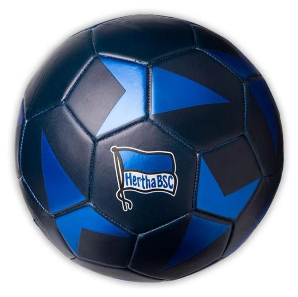 Hertha BSC Offizieller Miniball Größe 1 für Kinder, Navy matt, 15 cm Durchmesser