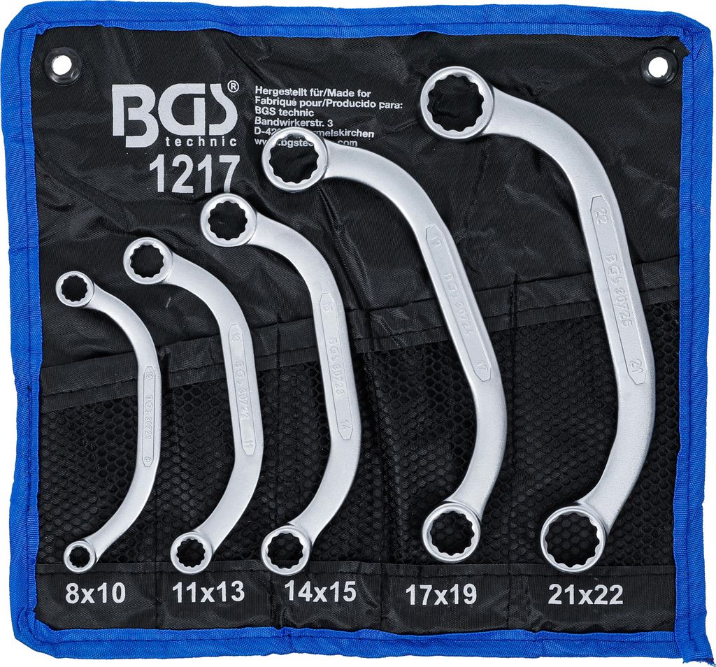 BGS Jeu de clés de démarrage et de blocage 8x10 - 21x22 mm Image du produit 