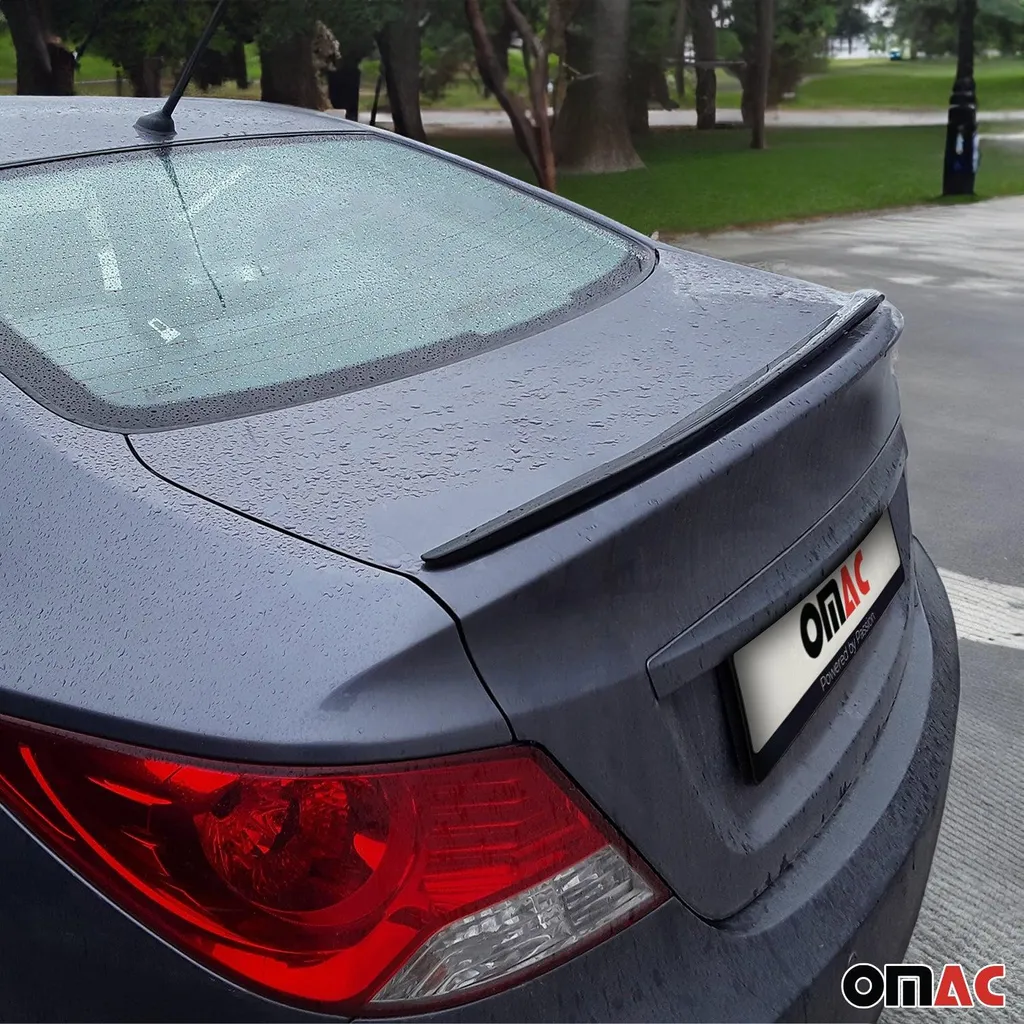 Lèvre Arrière Aérodynamique Noir ABS pour Hyundai Accent 2010-2017