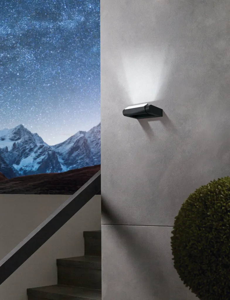 Éclairage extérieur LED pour façade Eglo Brianza pivotant noir IP44 - 3
