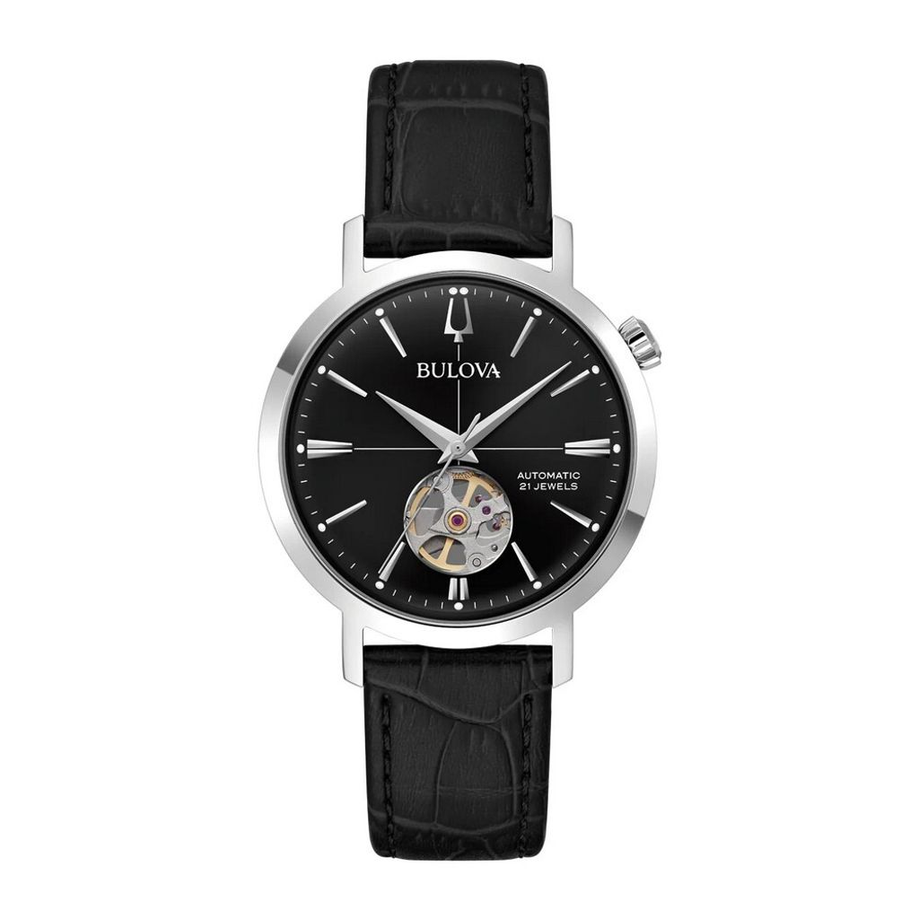 Bulova 96A317 Herrenuhr Automatik Aerojet Schwarz