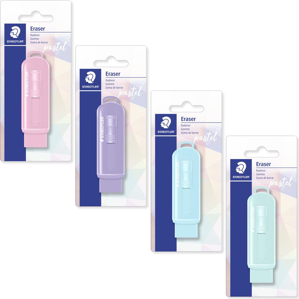 STAEDTLER Radierer mit Schiebehülle Pastell Obrázok produktu 