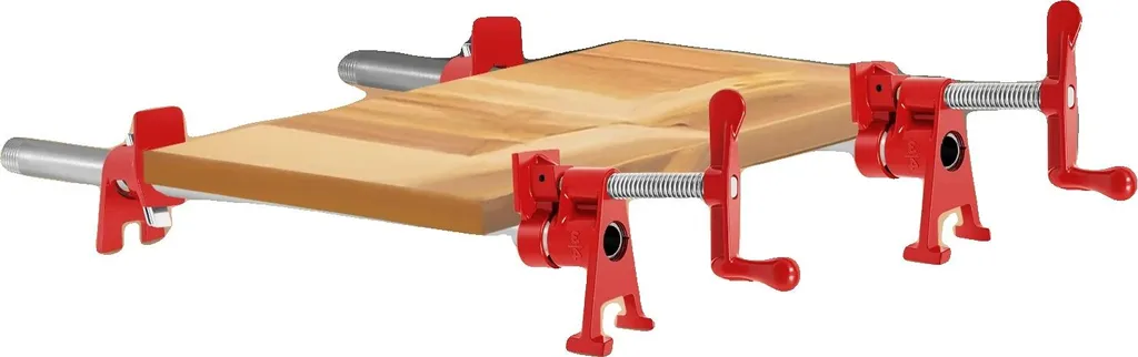 Lot de 4 Serre-joints à Tuyau 3/4 pouce en Fonte Robustes de 19 cm