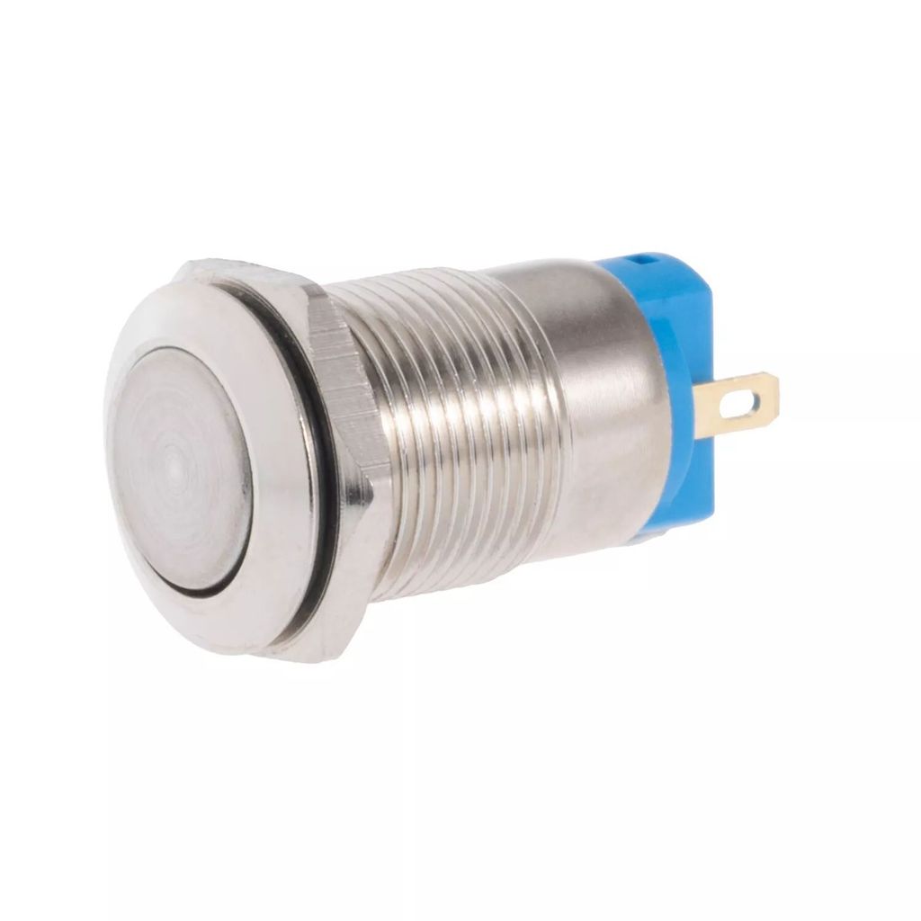 T-LED Vypínač tlačidlový M12 250V/5A kovový 113102 Obrázok produktu 