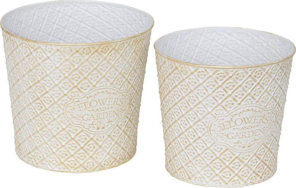 2 übertöpfe "tino" h20 22cm - Atmosphera créateur d'intérieur
