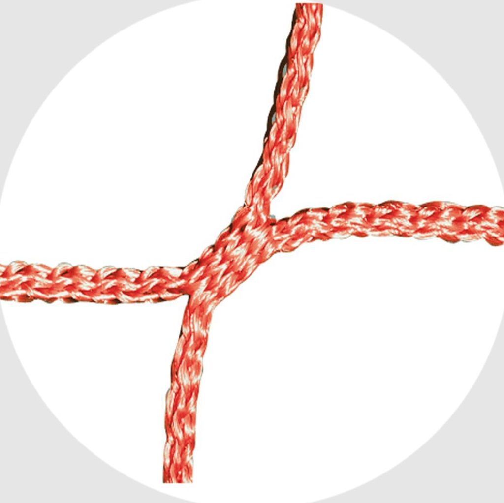 Huck Fussballtornetz-Paar aus PP 4 mm 80 x 150 cm orange