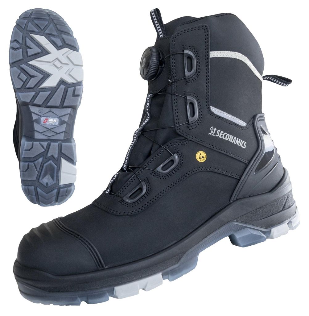 NITRAS Sicherheitsschuhe Drehverschluss 7221 ULTIMATE STEP Gr. 44