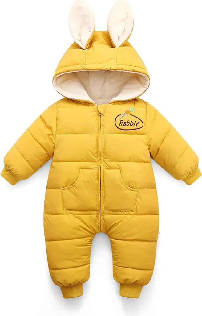 Baby Schneeanzug Winter Strampler Kapuzen Jungen Mädchen Produktbild