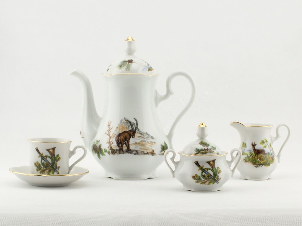 Leander Mary-Anne, Kaffeeservice, Jagdporzellan, Leander, Produktbild 