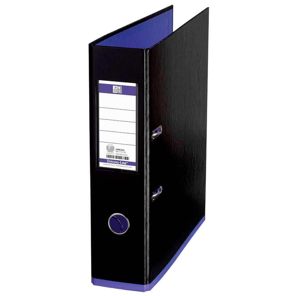 Oxford Ordner myColour Rückenbreite: 80 mm schwarz/violett