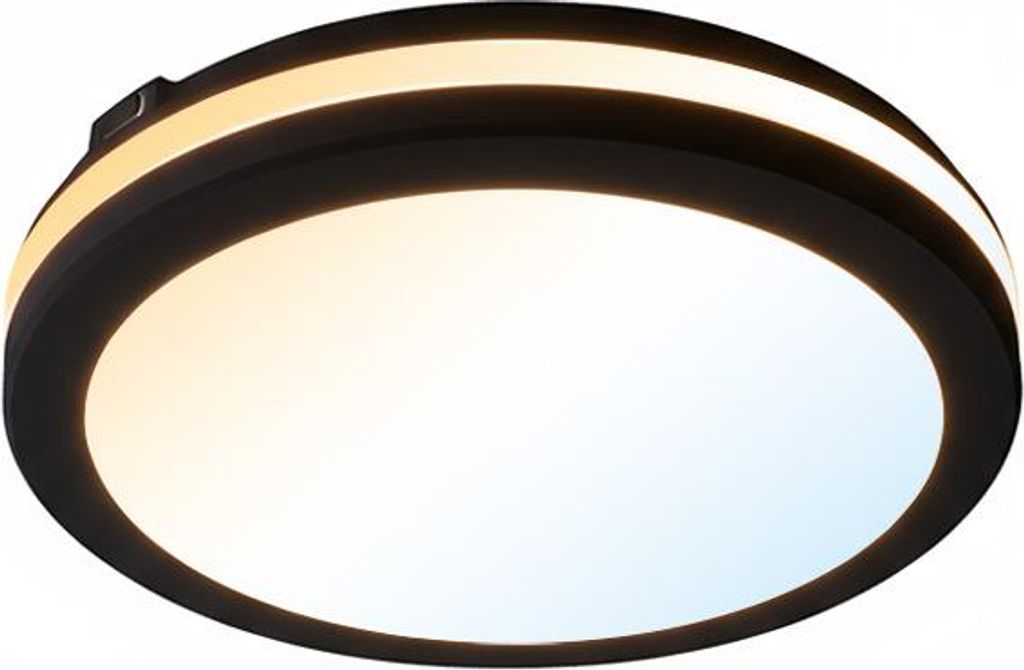 Plafon SCARLETT 30W 2700lm 3CCT IP65 rund schwarz | HOROZ