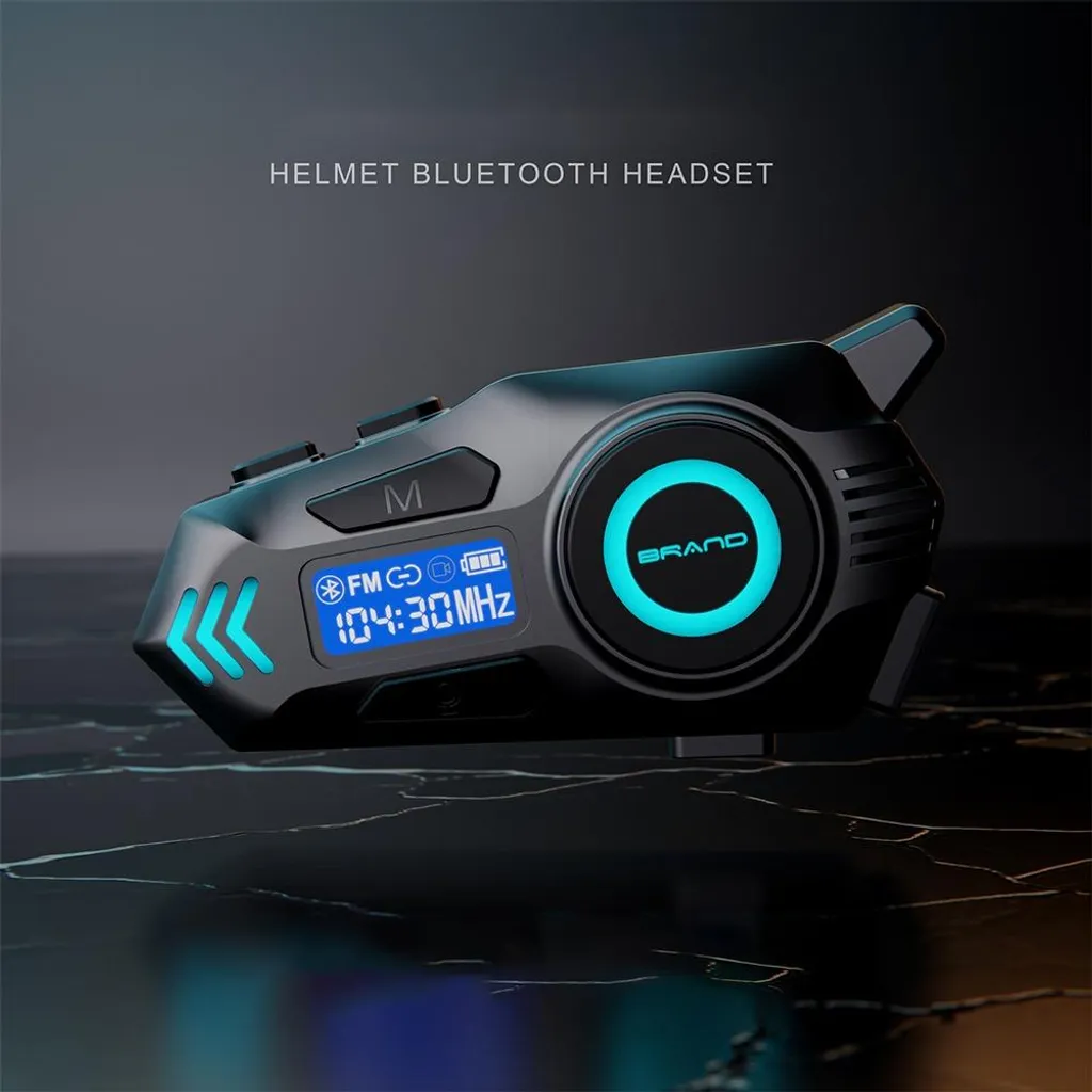 Kit Mains Libres Bluetooth pour Casque Moto avec Micro et Son Stéréo INF - 2