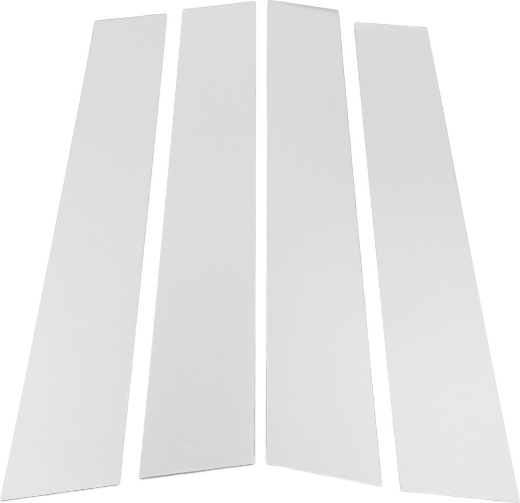 Türpfosten Fensterschutzfolie Anti-Kratz-Aufkleber Türpfosten Außenverkleidung für Volkswagen Tiguan 2009-2015 Chrom Silberton