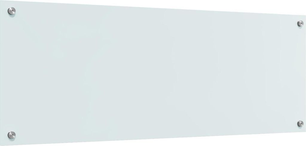 Best Möbel Küchenrückwand Weiß 110x40x0.6 cm Gehärtetes Glas - Hamburgerpressen A42001286