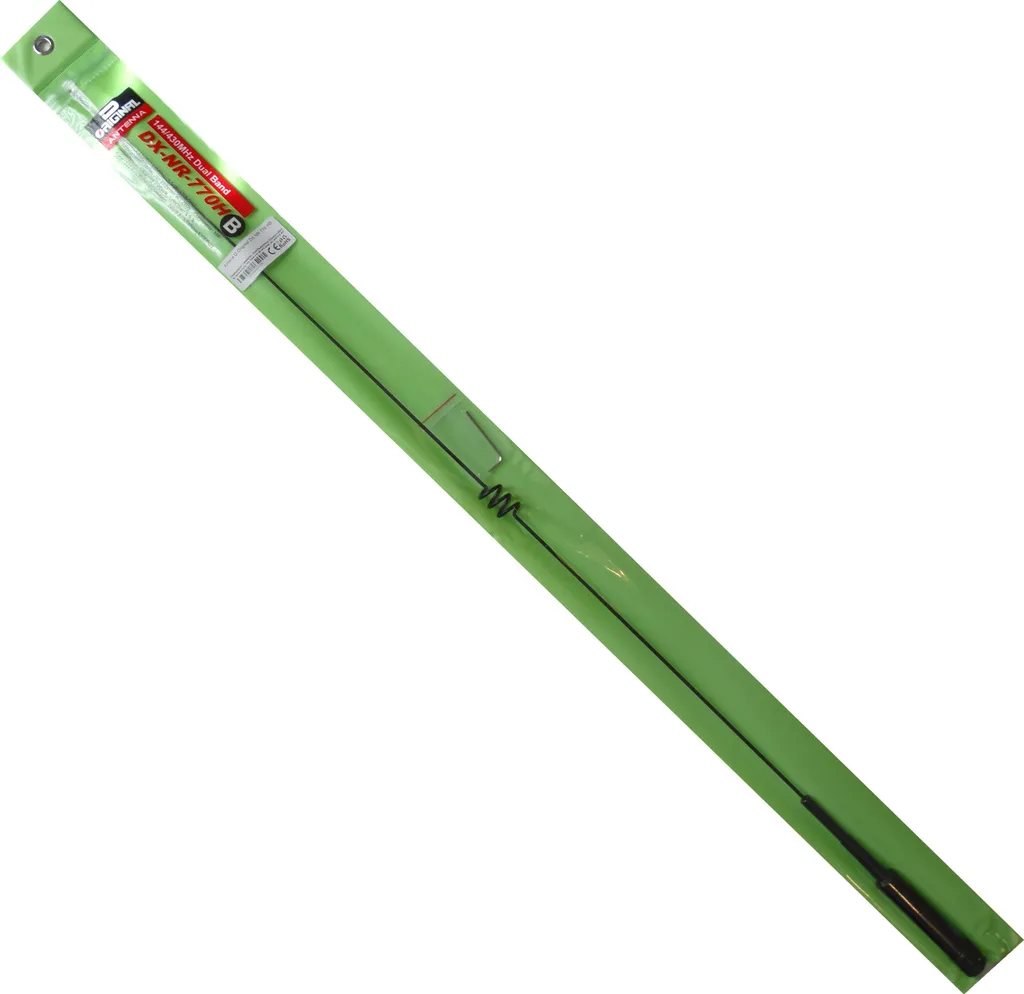 Antenne D-Original DX NR 770 HB à Gain Élevé 144/430 MHz Noir Mat