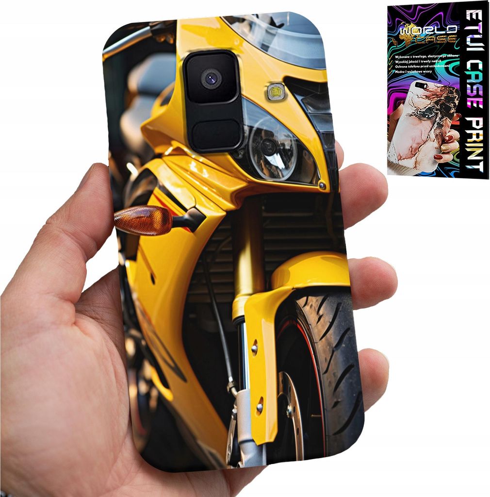 Fall Für Samsung A6 2018 - Motorrad Motorrad-Fan Fall Zurück Fall