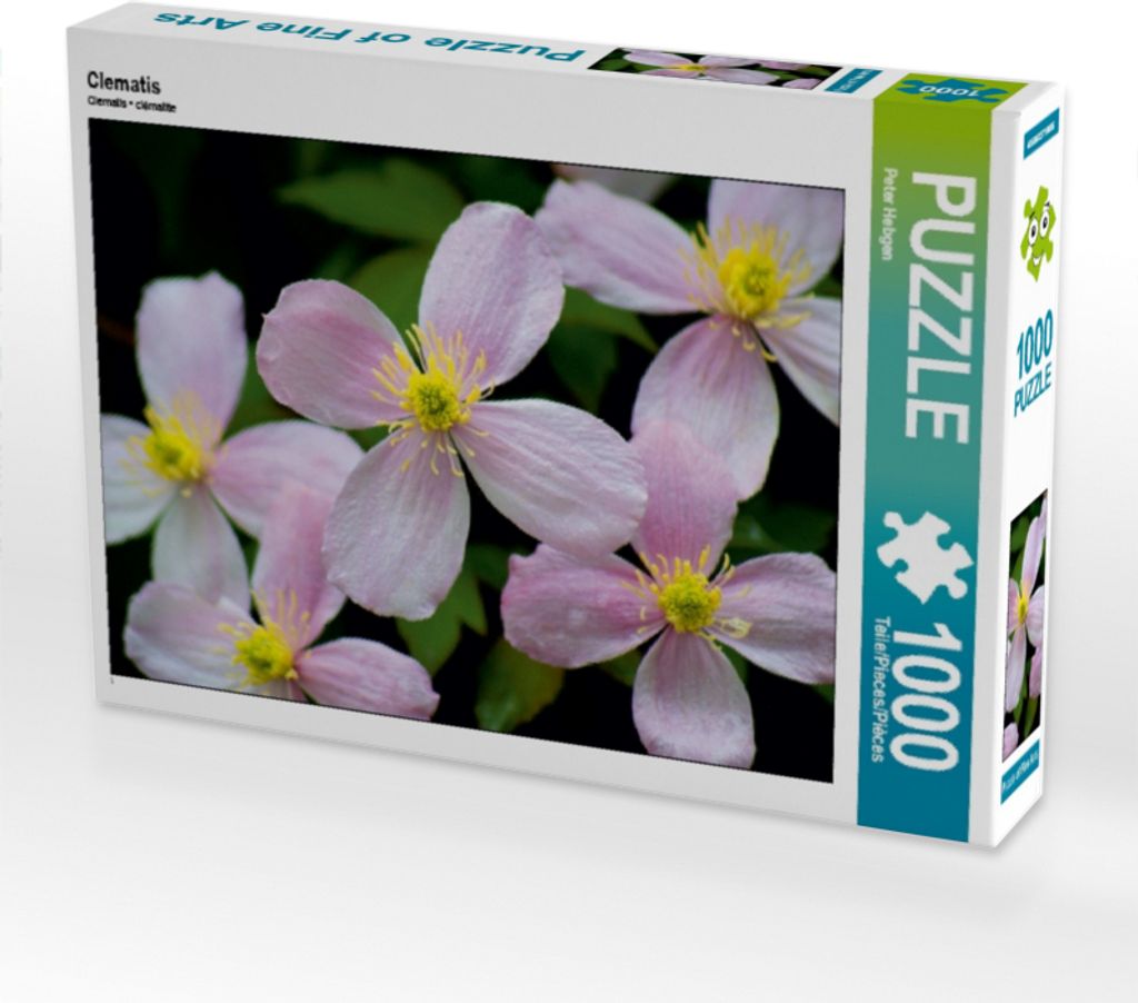 Calvendo Clematis 1000 Teile Puzzle quer 640x480mm, Hebgen Peter; 7350189