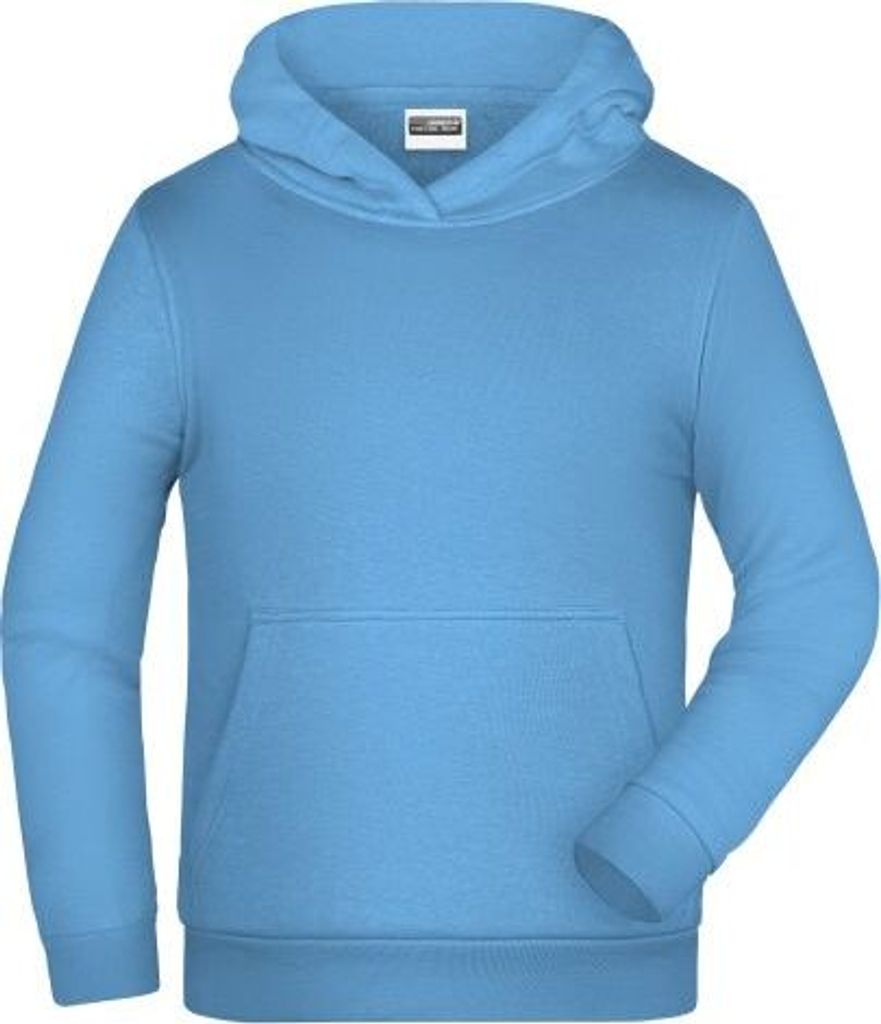 Klassisches Kapuzensweat für Kinder sky-blue, Gr. XL