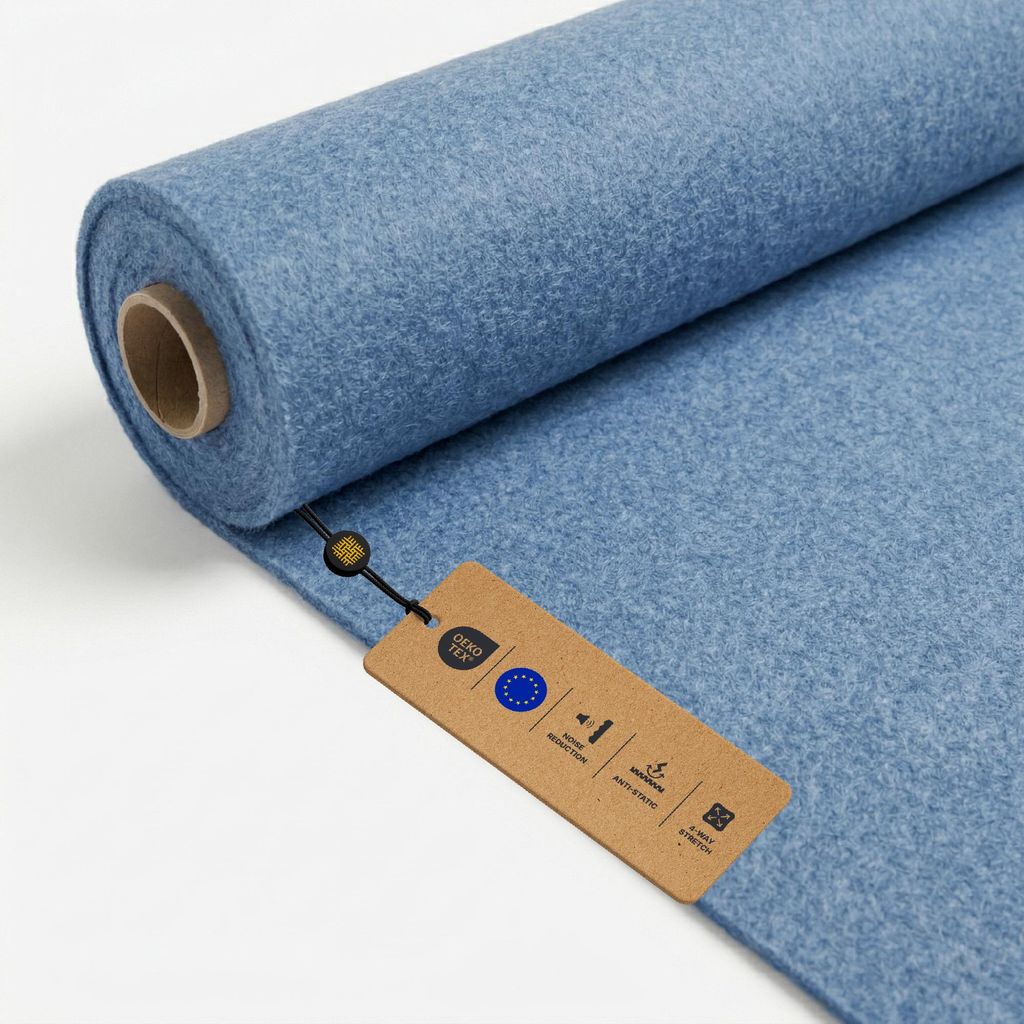 LOMIQ Filz ULTRAFLEX 100x200 cm, Hellblau, Filzstoff Produktbild 