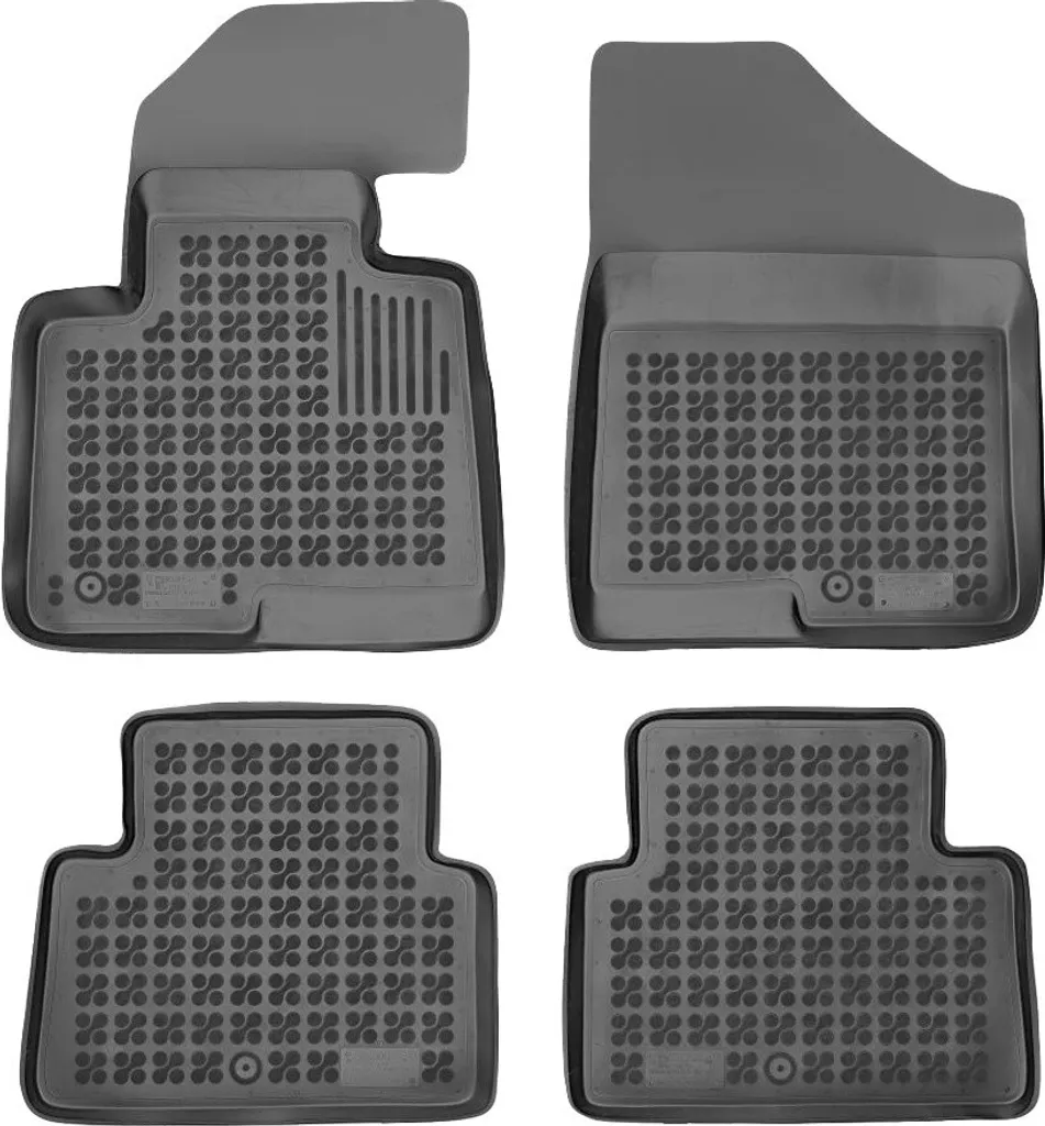 Set Tappetini Gomma 3D Hyundai Santa Fe 2012-2018 | All-Weather