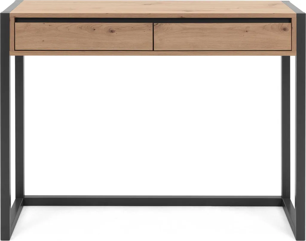Table d'appoint Console Denver Artisan Oak et Anthracite Style Industriel - 4