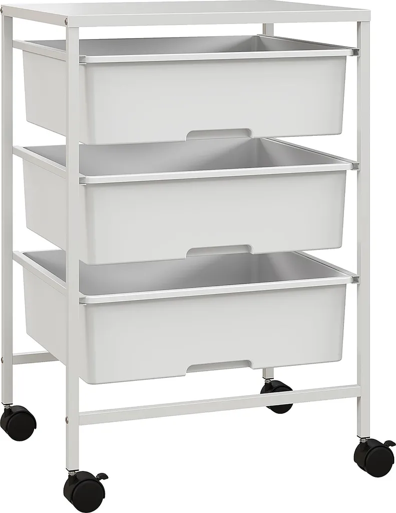 Fortuna Lai Carrello Multiuso Bianco: Stile e Ordine per il tuo Living