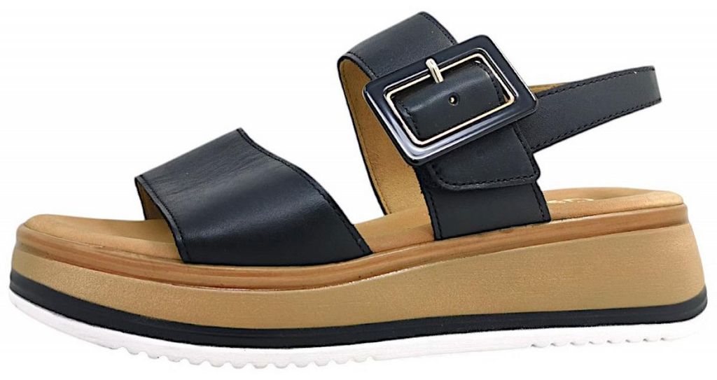Gabor Comfort  Damenschuhe Sandalen Schwarz Freizeit Produktbild 