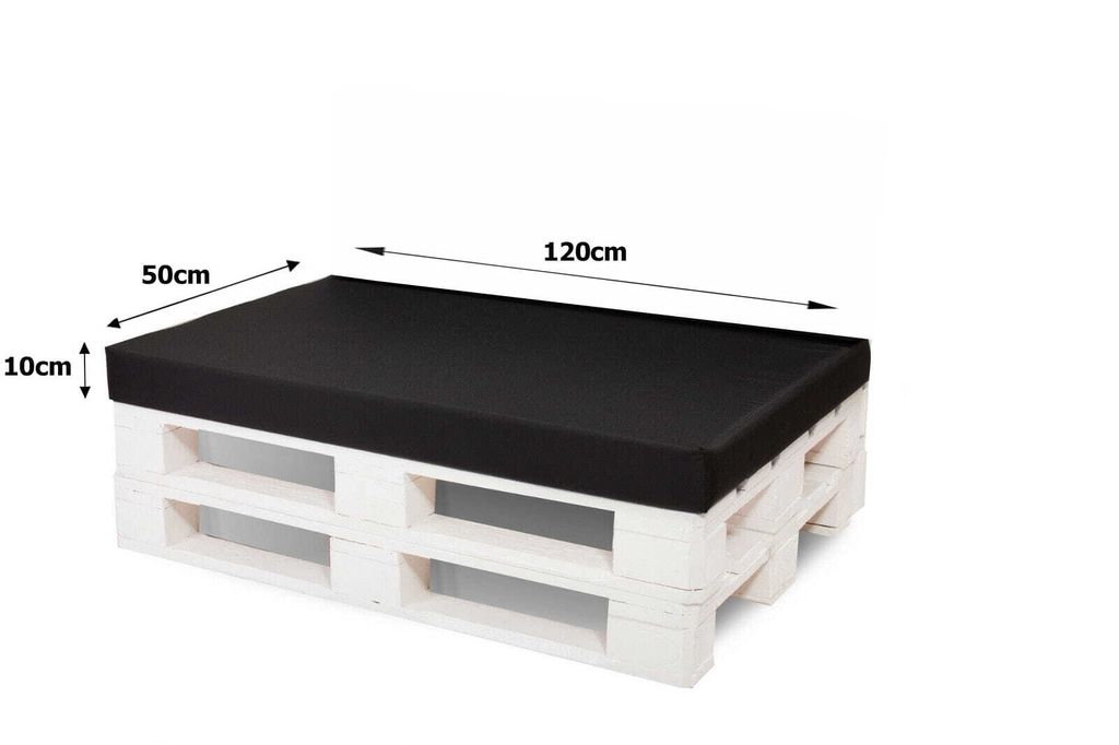 Set di cuscini per pallet 120x50 cuscino di seduta e Immagine del prodotto 