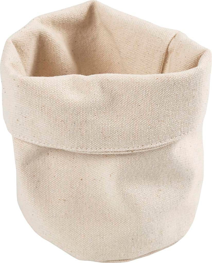 Creativ company Stoffkörbe, H: 14,5 cm, T 9 cm, 385 gr, hell natur, 2 Stück 1 Karton