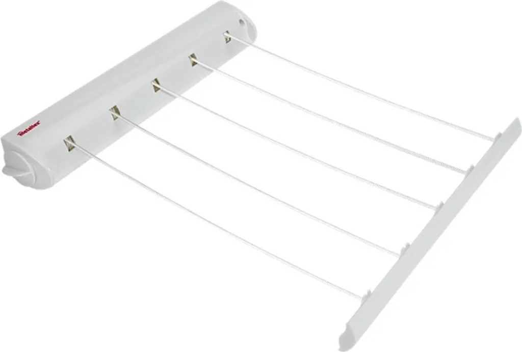 Étendoir à Linge sur Pied Metaltex Portofino 21m pour Intérieur et Extérieur