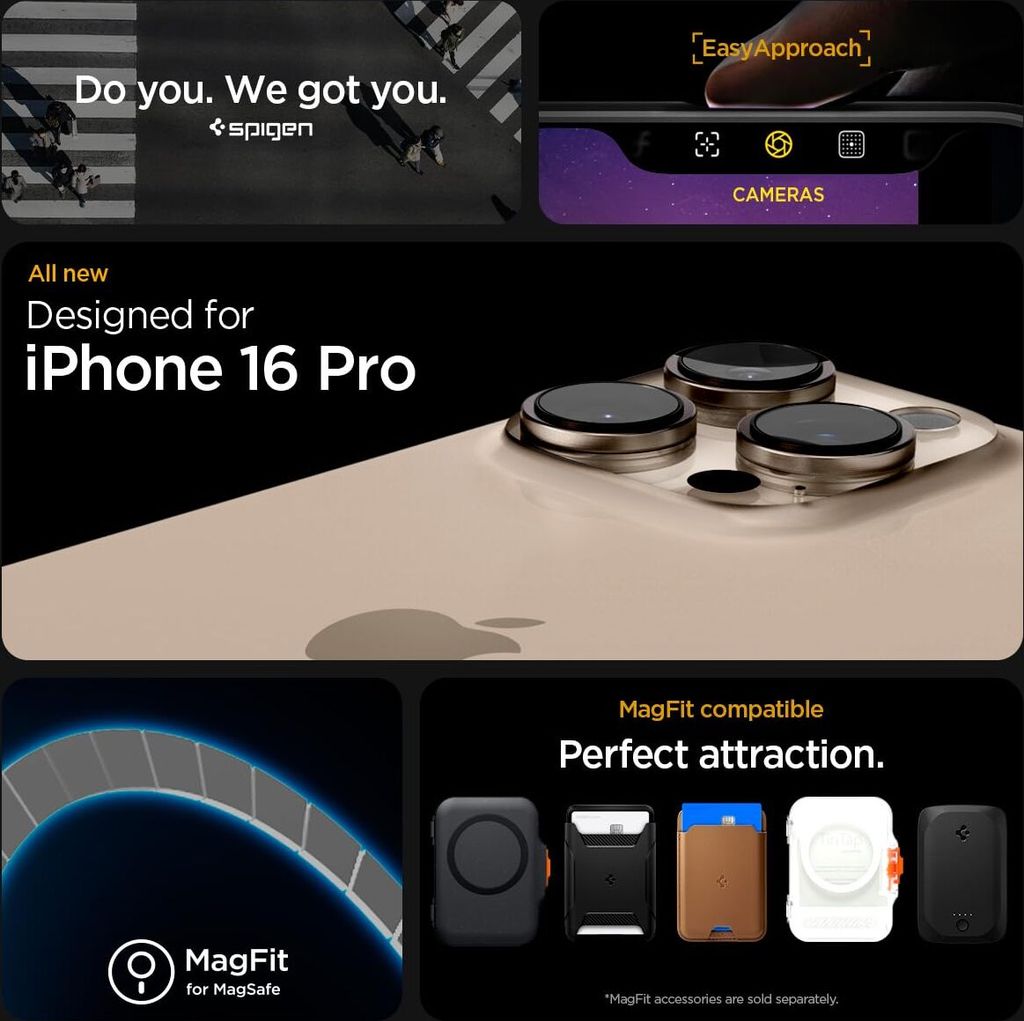 Spigen dla iPhone 16 Pro Case [Kevlar 1500D Protection] Zdjęcie produktu 2