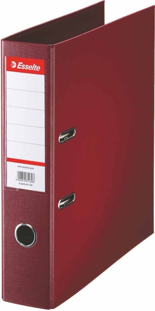 Esselte Plastik Ordner Standard DIN A4 75 mm bordeaux