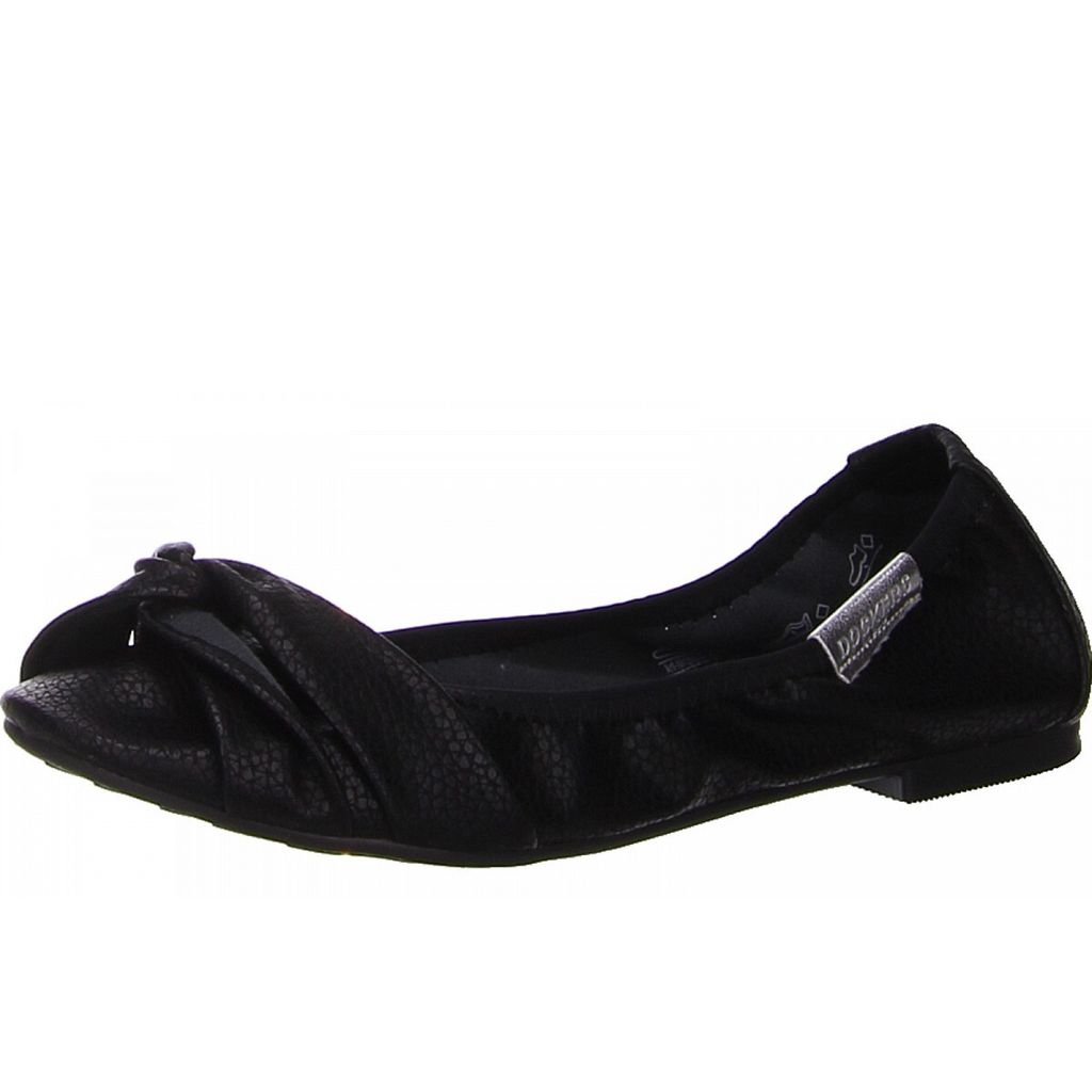 Dockers by Gerli Damen Ballerina in Schwarz, Größe 42