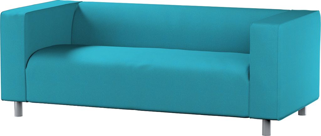 Dekoria Bezug für Klippan 2-Sitzer Sofa, türkis, Sofahusse, Klippan 2-Sitzer