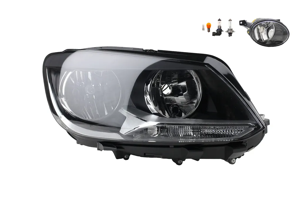 Johns Set Fari Alogeni H1/H1 Per VW Passat 35i (08/93-08/96) - Sostituzione Manuale/Elettrica - Lato Sinistro E Destro