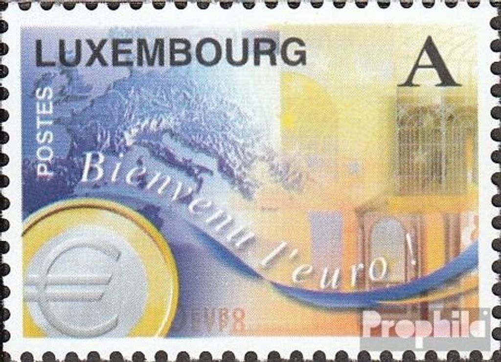 Briefmarken Luxemburg 1999 Mi 1469 (kompl.Ausg.) postfrisch Einführung des Euro