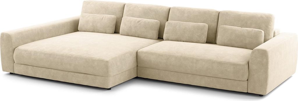home24 Ecksofa mit XXL-Longchair