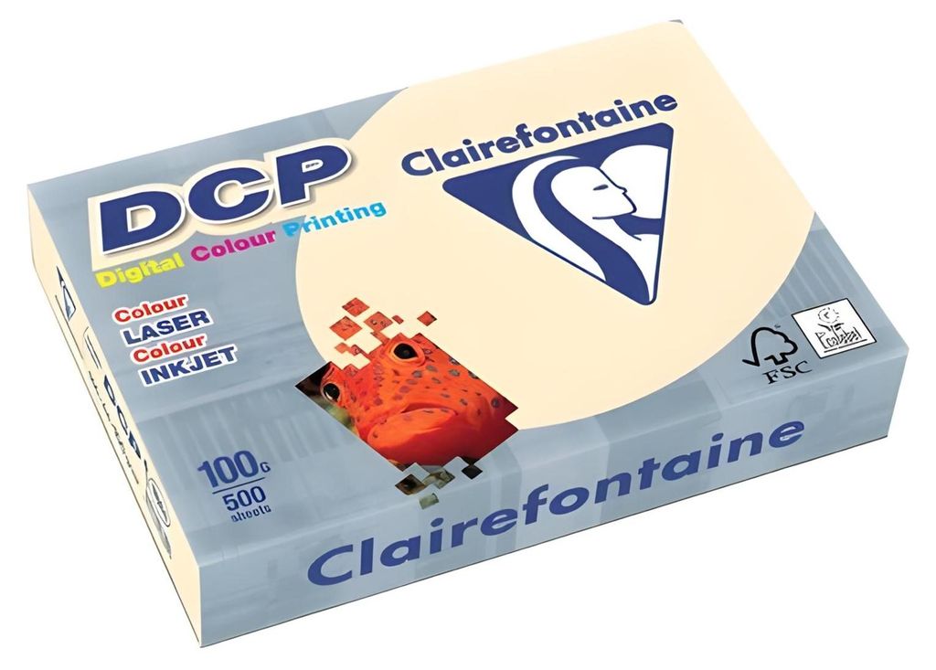Clairalfa Multifunktionspapier DCP, A4, 250 g/qm, elfenbein Produktbild 