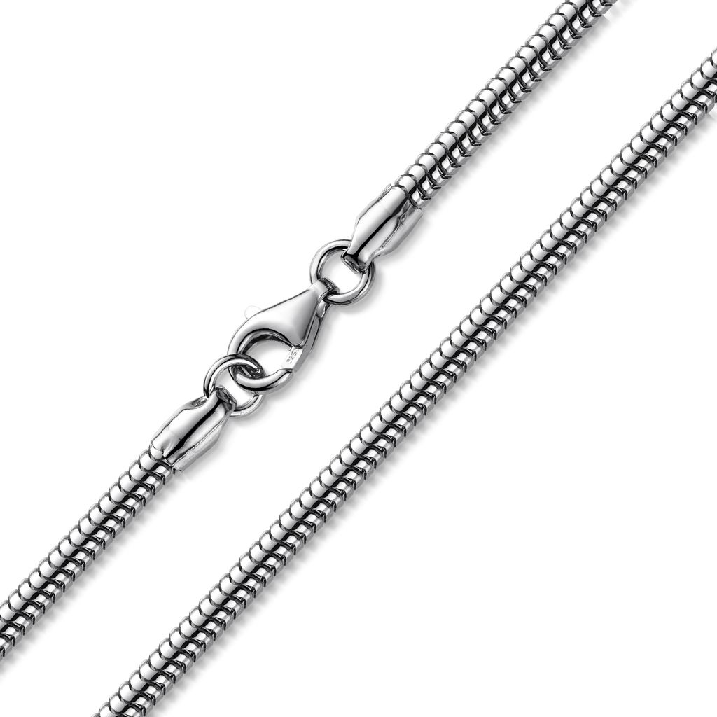 MATERIA 925 Sterling Silber Schlangenkette 3mm Damen Produktbild 