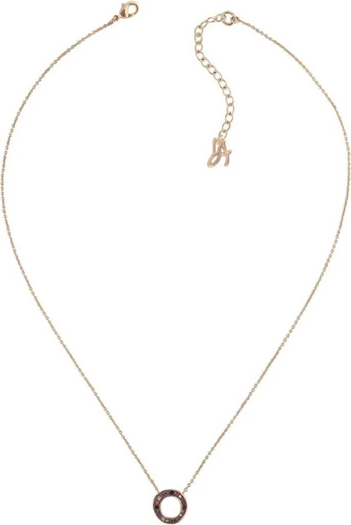 Collier Sautoir Argenté Bijoux Adore 5448633 avec Cristaux Étincelants