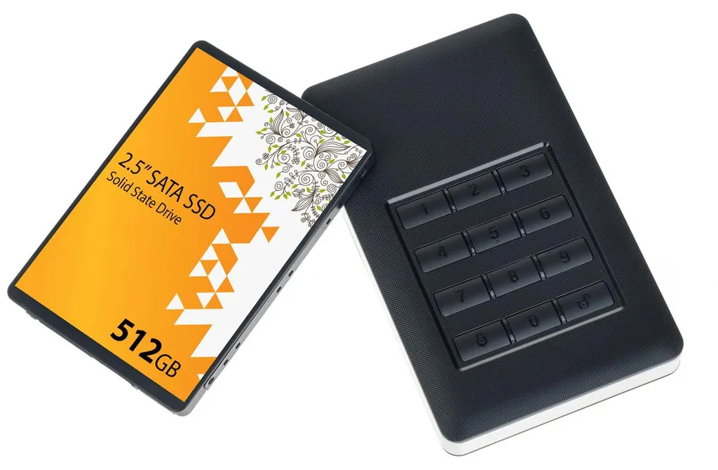 Disque Dur Externe SSD Sécurisé 512 Go Argus GD-25LK01 Protection Code