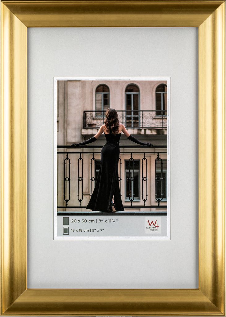 Walther, JL030G, Venice Designrahmen 020X030 cm GOLD Produktbild 