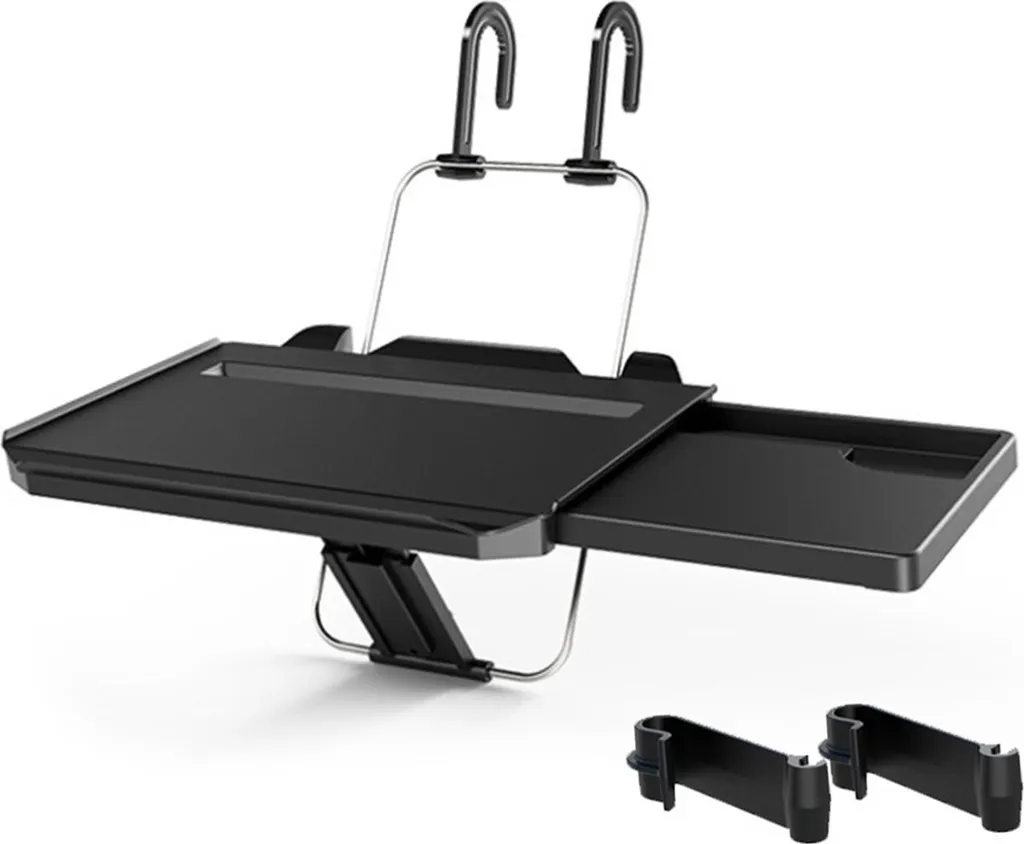 Tablette de voiture multifonction pour ordinateur et repas sur volant
